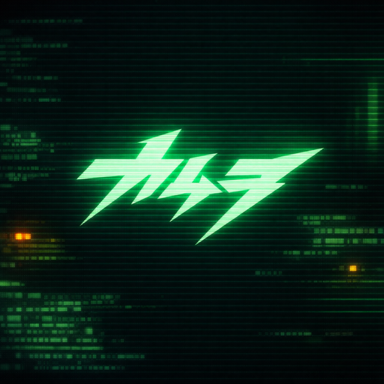 Phosphor-green retro CRT terminal aesthetic evoking the Akira ransomware operation