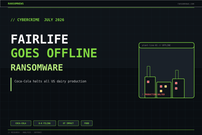 Coca-Cola's Fairlife halts US production after ransomware, ransomnews.com