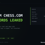Ransomnews cover: 7.3 million chess.com records leaked, verified real and days old, with a scraped rather than breached data shape